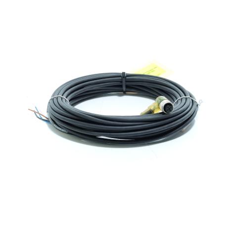 Sensorkabel M12 Winkelbuchse, 4-polig, 10 m, PUR, mit LED SAC-4P-10,0-PUR/M12FR-3L Neu